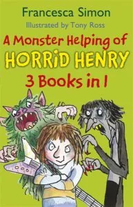 A Monster Helping of Horrid Henry 3-in-1 : Horrid Henry Rocks/Zombie Vampire/Monster Movie de Francesca Simon