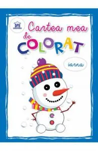 Cartea mea de colorat: Iarna