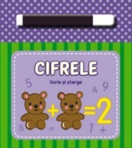 Cifrele. Scrie si sterge. (cu carioca lavabila)