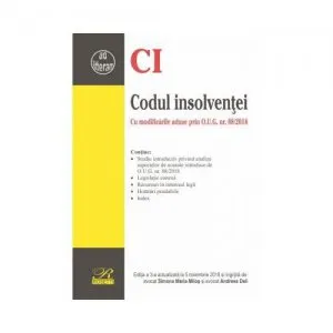 Codul insolventei - editia 2018