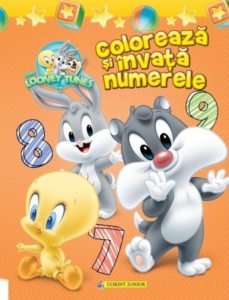 Coloreaza si invata numerele. Baby Looney Tunes