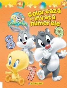 Coloreaza si invata numerele. Baby Looney Tunes