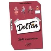 DelFan-Limba si comunicare. Joc cu 64 de cartonase ce contine 4 arii super distractive: Cultura generala, mima, descriere verbala si desen de Silvana Bicazan