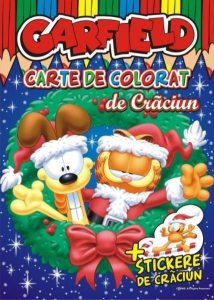 Garfield - Carte de colorat de Craciun