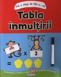 Scrie și șterge de câte ori vrei! Tabla înmulțirii ( 1 pix) de Igloo Books