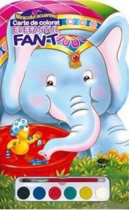 Elefantul Fant - carte de colorat