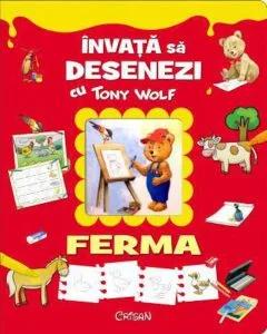 Invata sa desenezi cu Tony Wolf - Ferma