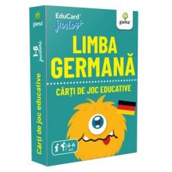 Limba Germana. EduCard Junior plus. Carti de joc educative