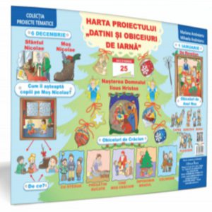 Plansa - Datini si obiceiuri de iarna