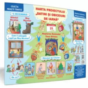 Plansa - Datini si obiceiuri de iarna