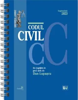 Codul civil Septembrie 2023 Ed. Spiralata de Dan Lupascu