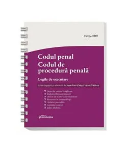 Codul penal. Codul de procedură penală. Legile de executare de Victor Vaduva