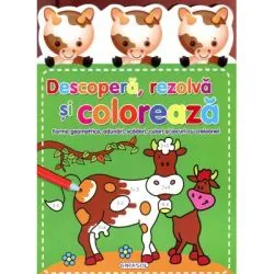 Descopera, rezolva si coloreaza. Verde