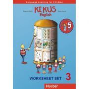 KIKUS Englisch Worksheet Set 3 Language Learning for Children