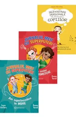 Pachet Jurnalul meu cu superputeri   Dezvoltare personala pe intelesul copiilor I de Laura Croitoru