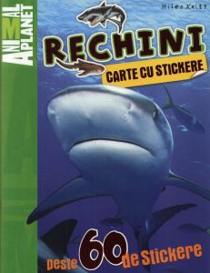 Carte cu stickere: Rechini