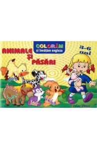 Coloram si invatam engleza 3-6 ani. Animale si pasari