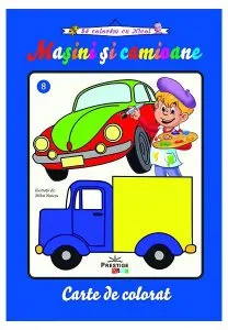 Mașini și camioane. Carte de colorat de Mihai Neacsu