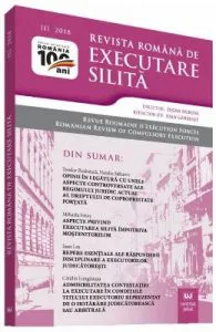 Revista romana de executare silita 1 din 2018