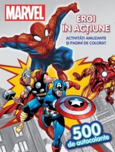 Spider-man. Eroi in actiune. Activitati amuzante si pagini de colorat (500 de autocolante)