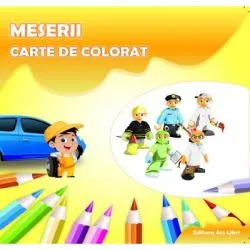 Carte de colorat. Meserii de Adina Grigore