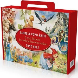Cutie cadou Basmele copilăriei (6 volume) de Charles Perrault