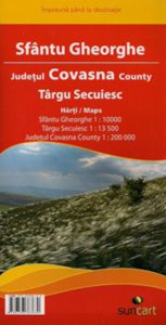 Harta rutiera - Sf.Gheorghe, Tg.Secuiesc si judetul Covasna