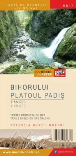 Munții Bihorului - Platoul Padis - Harta de drumeție - Munții noștri