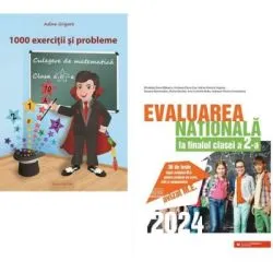 Pachet Evaluarea Nationala. Matematica exercitii si probleme clasa a 2-a de Adina Grigore