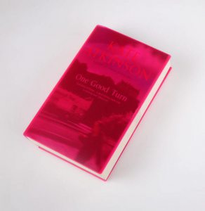 Cover Up Book Cover - Pink transparent