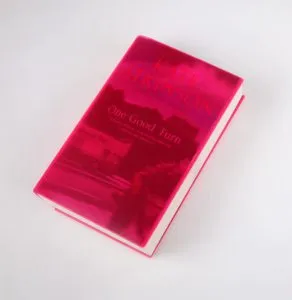 Cover Up Book Cover - Pink transparent