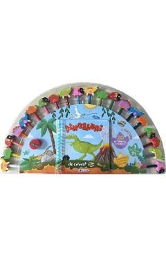 Dinozauri de colorat20 creioane