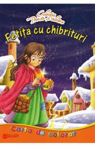 Fetita cu chibrituri. Carte de colorat