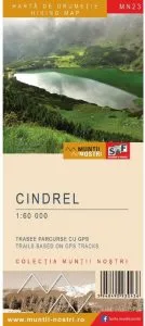 Harta de drumetie. Muntii Cindrel