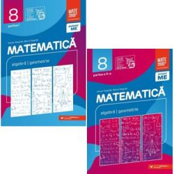 Pachet Consolidare 2024 clasa a 8-a. Matematica. Aritmetica, algebra, geometrie (partea 1 si partea a 2-a)