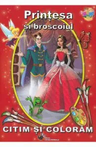 Printesa si broscoiul de Citim si coloram