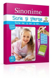 Scrie si sterge: Sinonime 7-10 ani