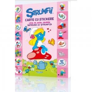 Carte cu stickere - Strumfii