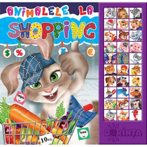Carte cu sunete - Animalele la Shopping