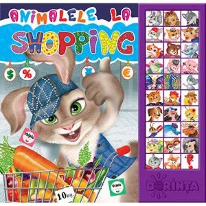 Carte cu sunete - Animalele la Shopping
