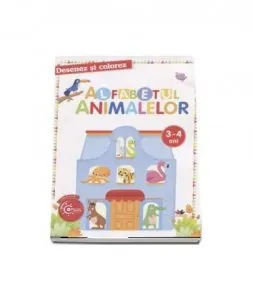 Desenez si colorez - Alfabetul animalelor, 3-4 ani