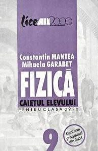 Fizica. Caietul elevului. Clasa a IX-a