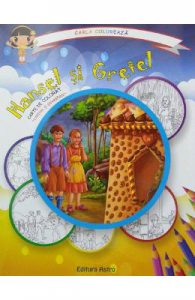 Hansel si Gretel: carte de colorat + poveste. Carla coloreaza