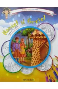 Hansel si Gretel: carte de colorat + poveste. Carla coloreaza