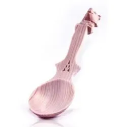 Lingurita din lemn de Cedru, motiv Ursulet, 16 cm