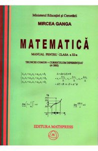 Matematica Cls 11. 4 Ore Trunchi ComunCurriculum Diferentiat