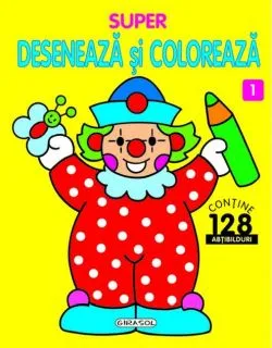Super desenează și colorează 1 (abțibilduri)