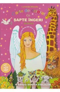 Carte de colorat cu sapte ingeri de Luminita Manole