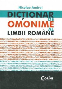 Dictionar de omonime al limbii romane