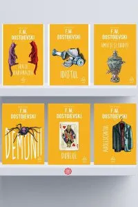 Pachet F.M. Dostoievski (6 Volume) de Feodor Mihailovici Dostoievski